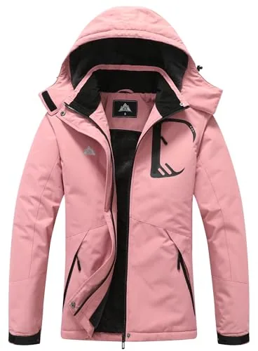 Hooded Winter Coat, Pink