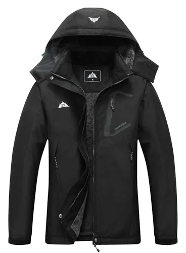 Hooded Ski Jacket II, Black